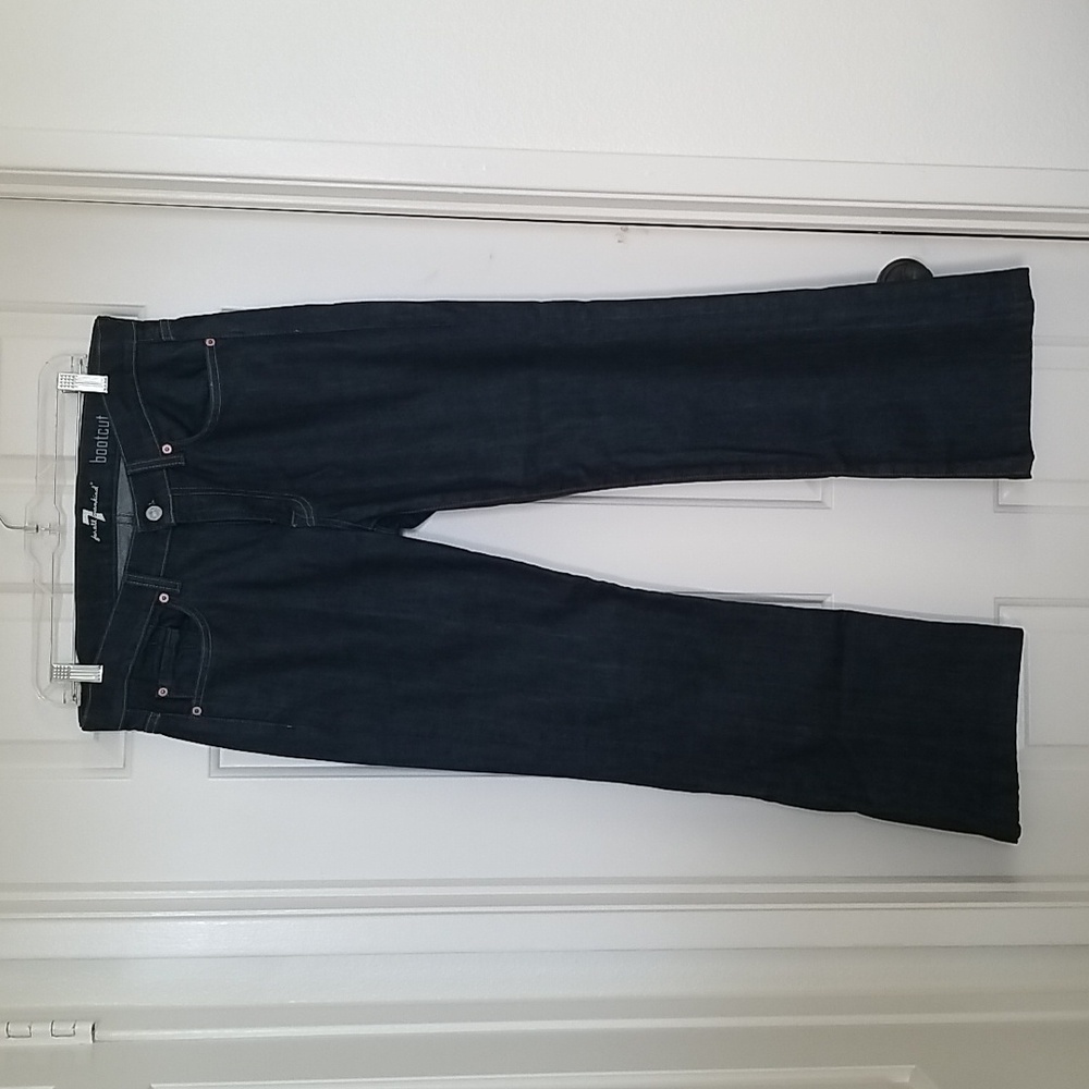 NWOT 7 For All Mankind Dark Navy Men's Bootcut Jeans
